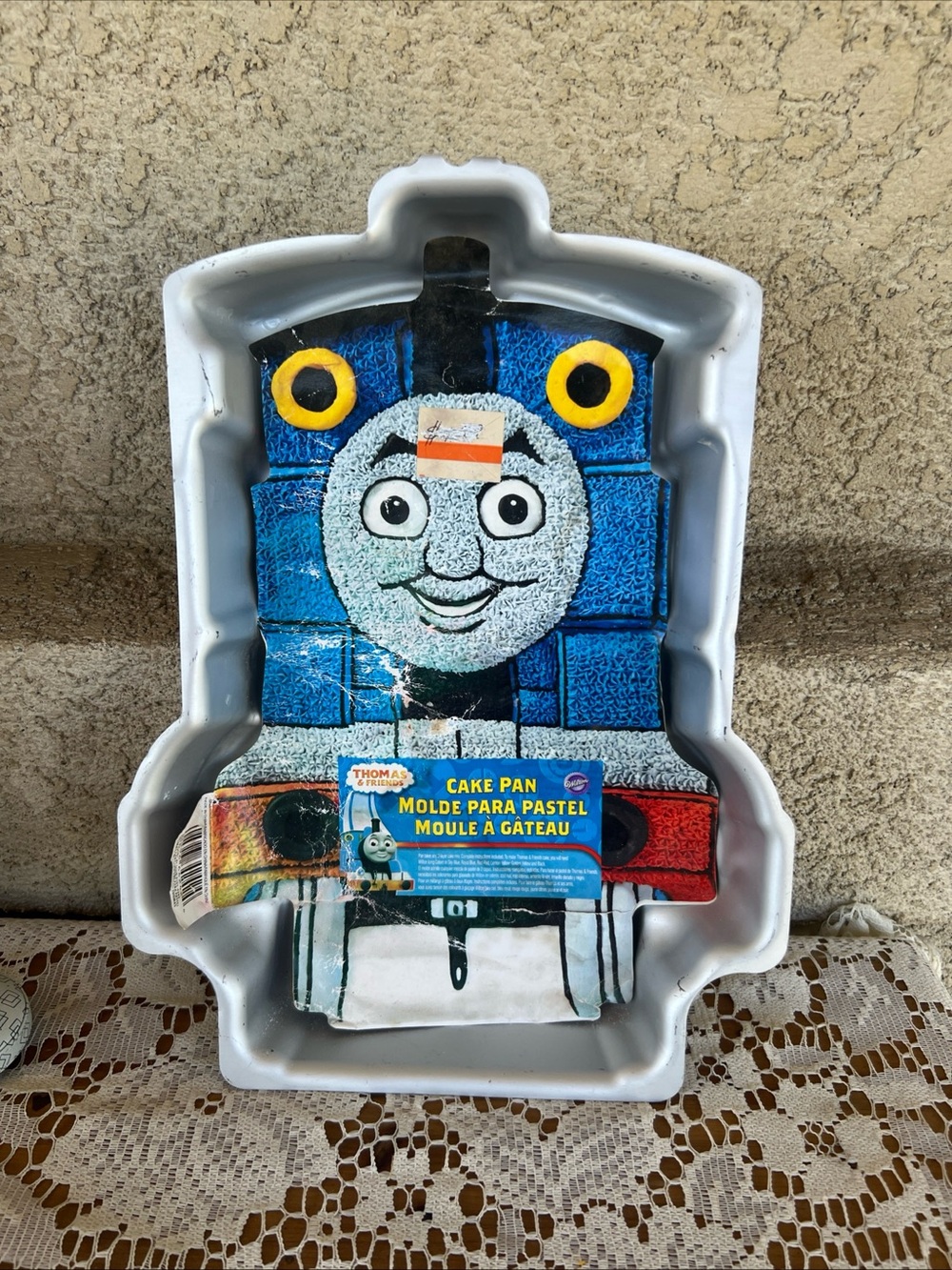 Thomas & Friends Blue and Yellow Train Cake Mold